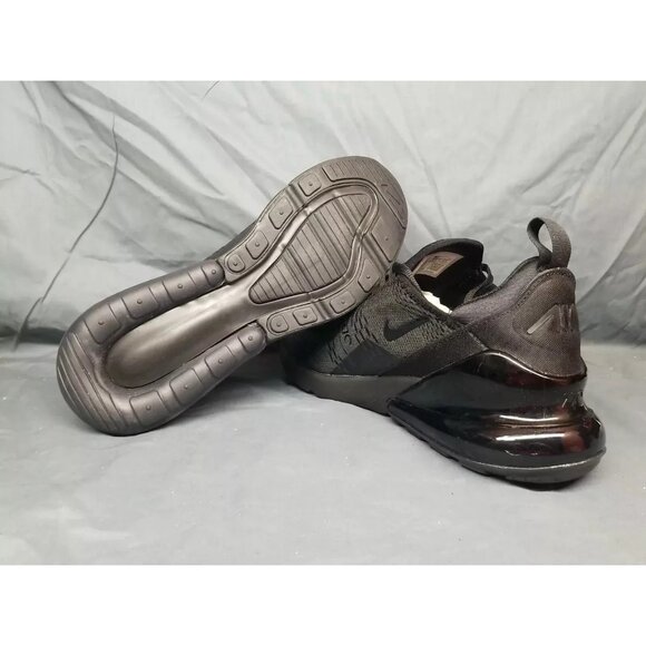 Nike Boys Air Max 270 (GS) Sneakers Mesh Triple Black Size 5Y NEW NO BOX! - Picture 2 of 11